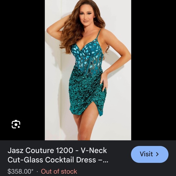 NWT JASZ COUTURE PROM DRESS SIZE 4 - Picture 7 of 11